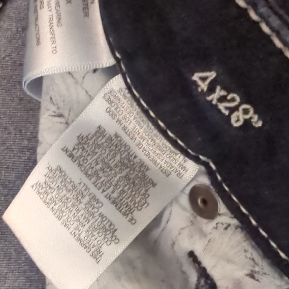 Tommy Bahama Dark Blue Cropped Jeans - Picture 4 of 5